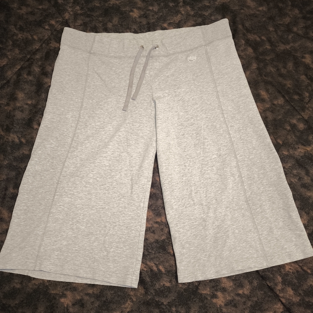 Nike Gray Long Athletic Shorts L